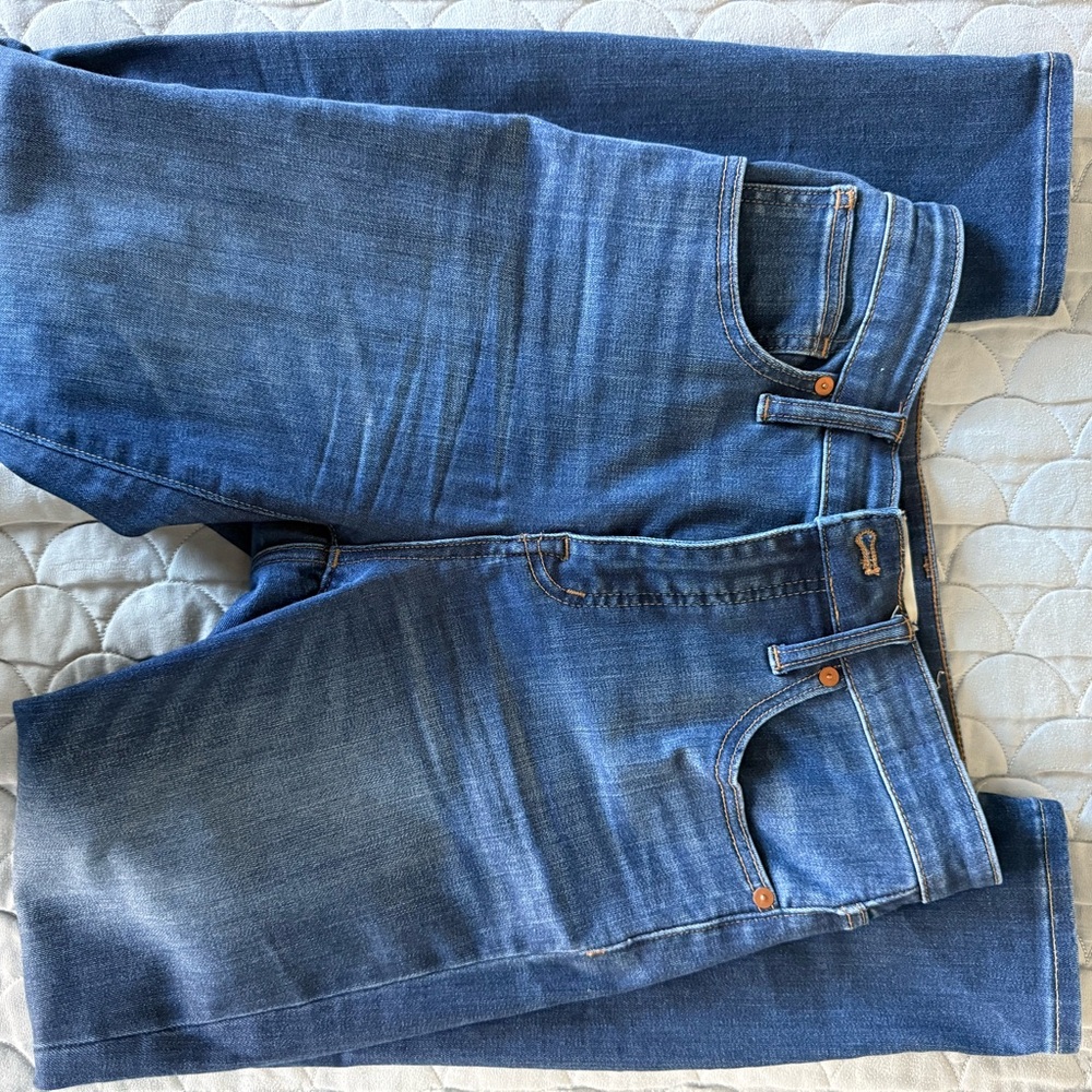 Madewell High-Rise Skinny Jeans Dark Wash Size 27